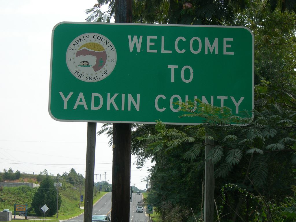 Yadkin County Sign