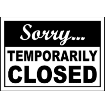 Temporarily closed