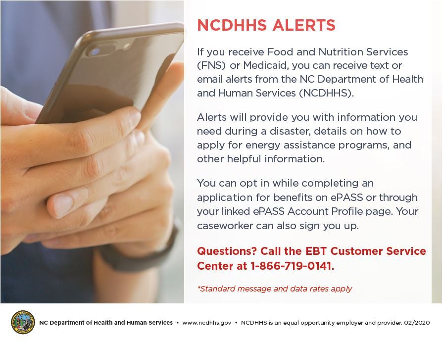 NCDHHS Alerts