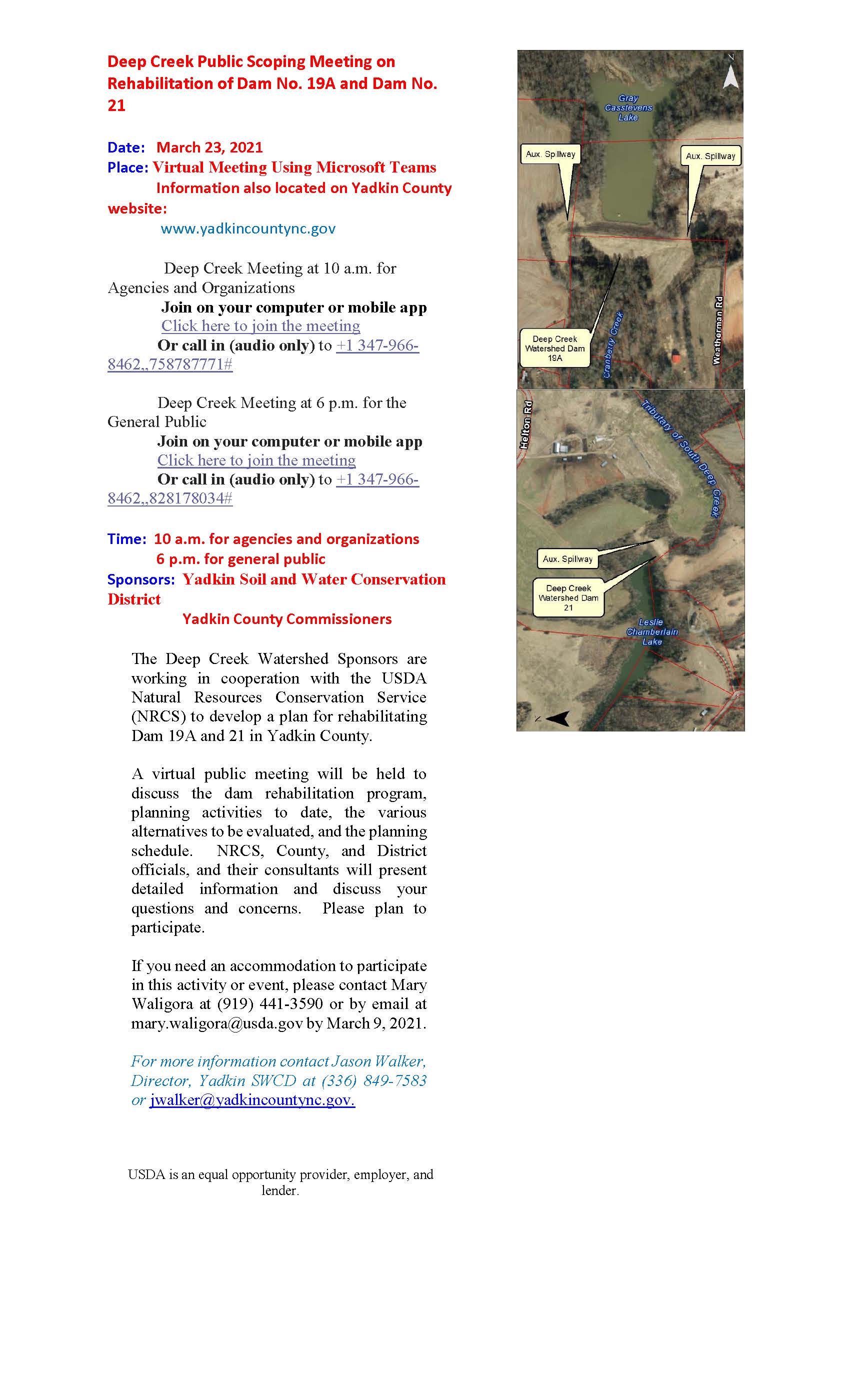 Public Meeting Flyer