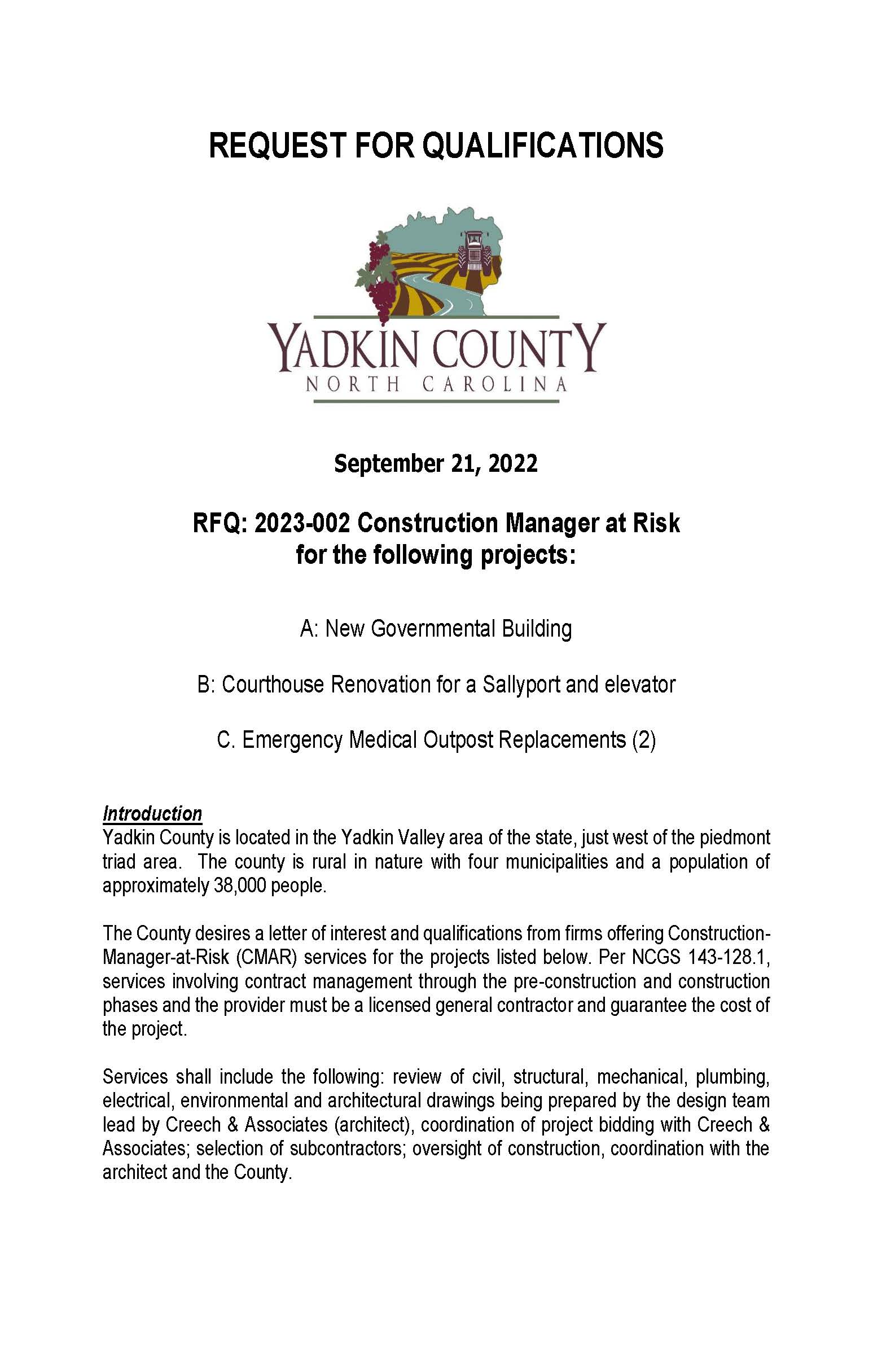 Yadkin County RFQ for CMR_Page_1