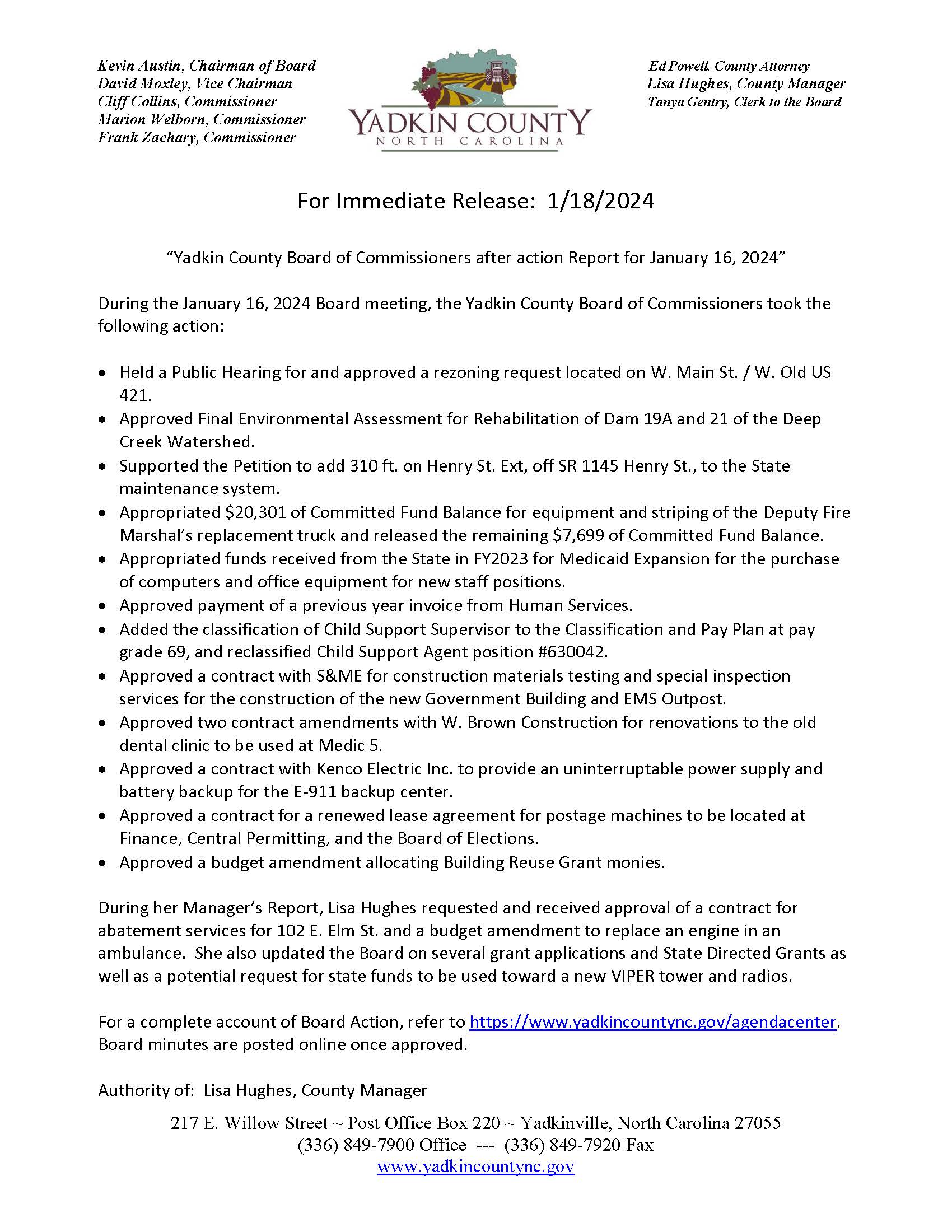 After Action Report 1-16-24