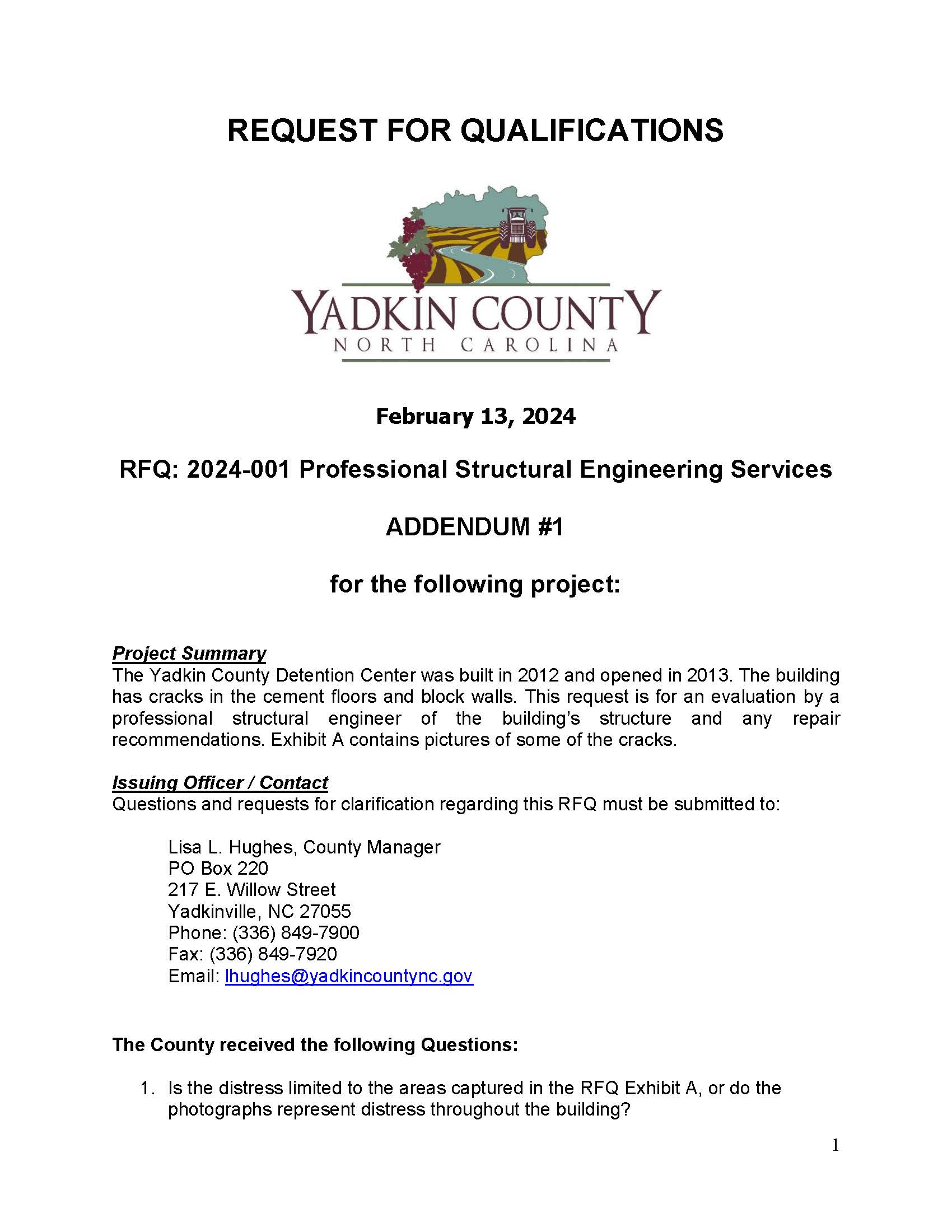 StructuralEngineer.RFQ for Structural Engineering Services Addendum 1_Page_1