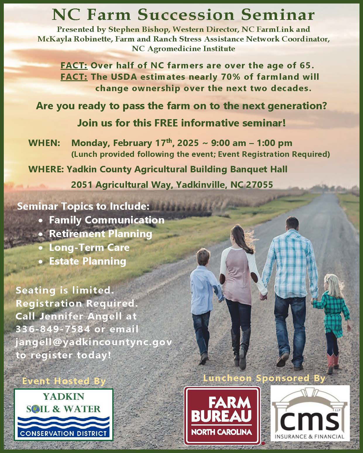 Yadkin SWCD Farm Succession Flyer
